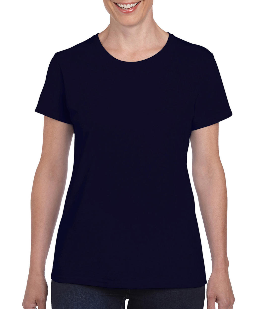  Ladies Heavy Cotton T-Shirt in Farbe Navy