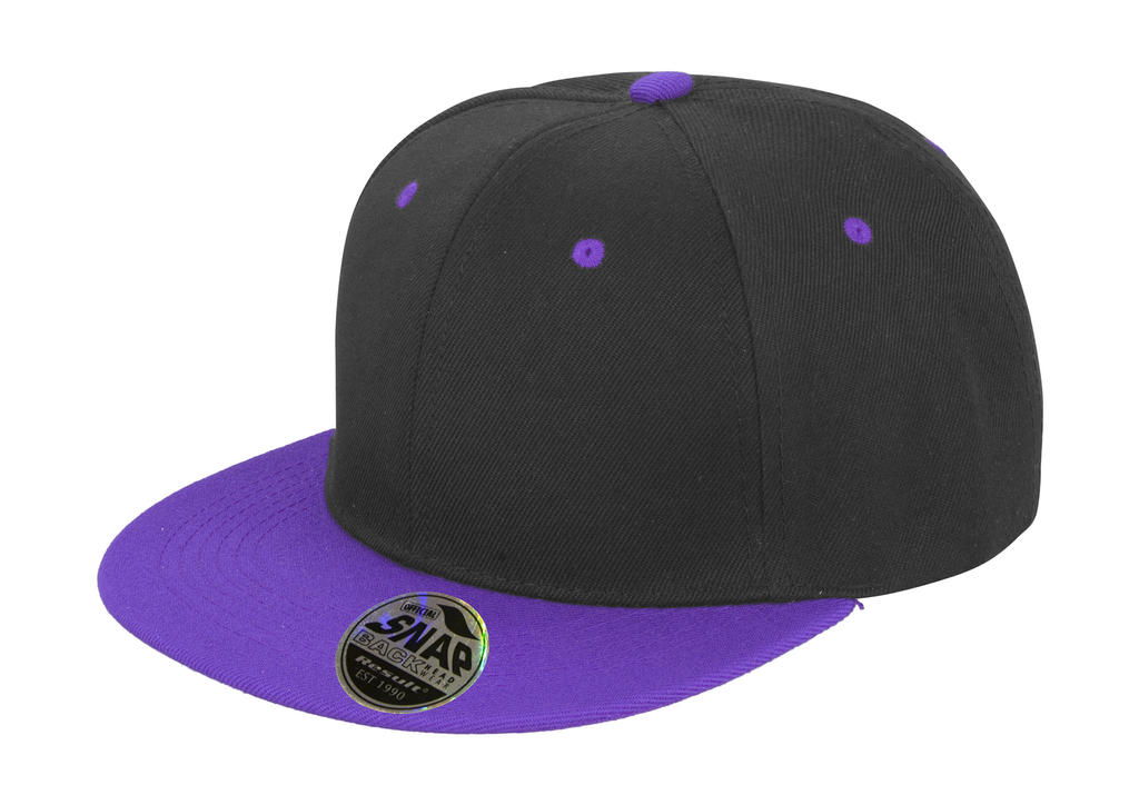  Bronx Original Flat Peak Dual Color in Farbe Black/Purple