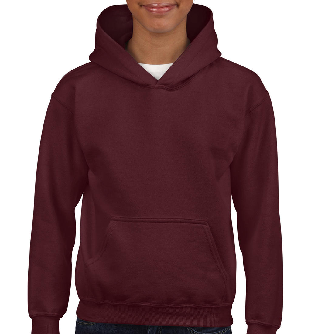  Heavy Blend Youth Hooded Sweat in Farbe Maroon