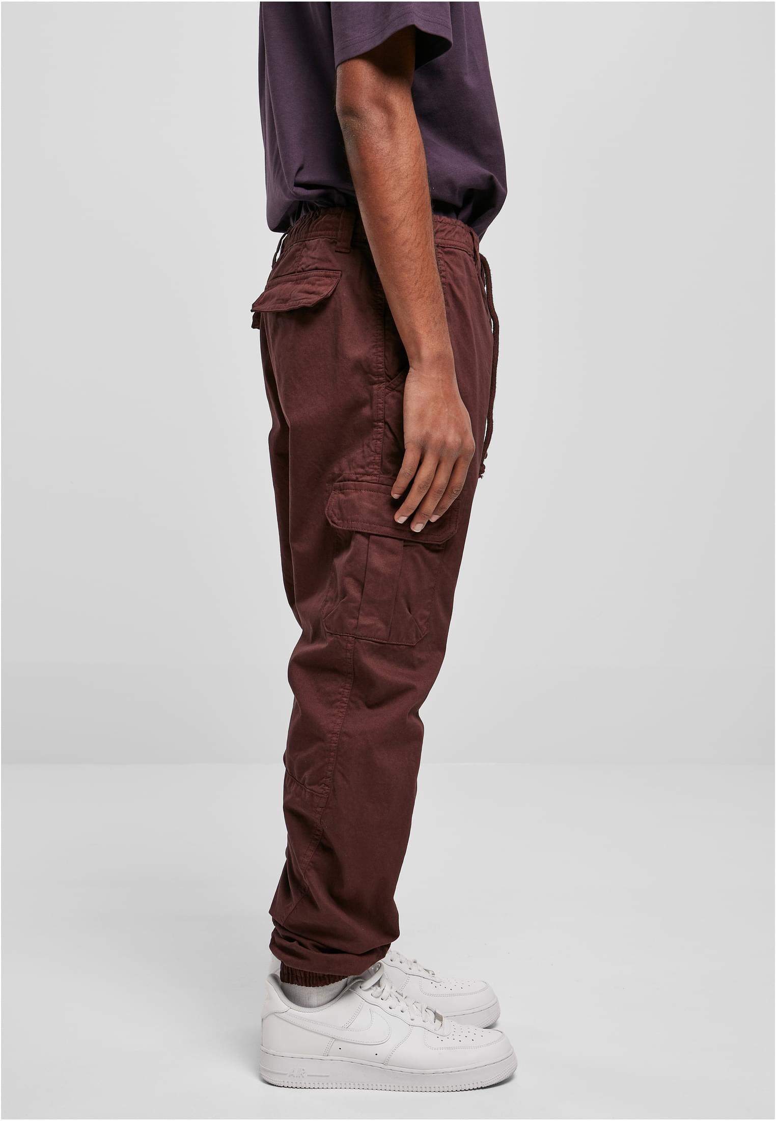 Sweatpants Cargo Jogging Pants in Farbe cherry