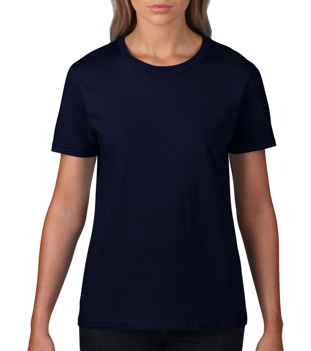  Premium Cotton Ladies T-Shirt in Farbe Navy