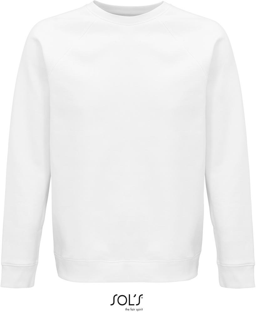 Sweatshirt Space Sweatshirt Unisex, Rundhals in Farbe white