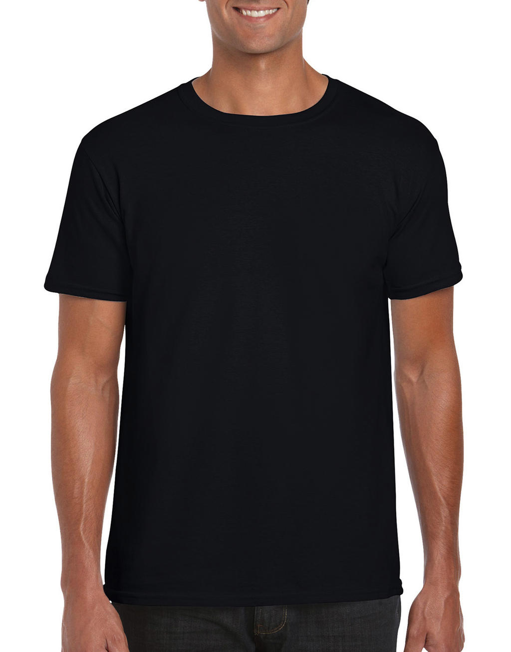  Softstyle? Ring Spun T-Shirt in Farbe Black
