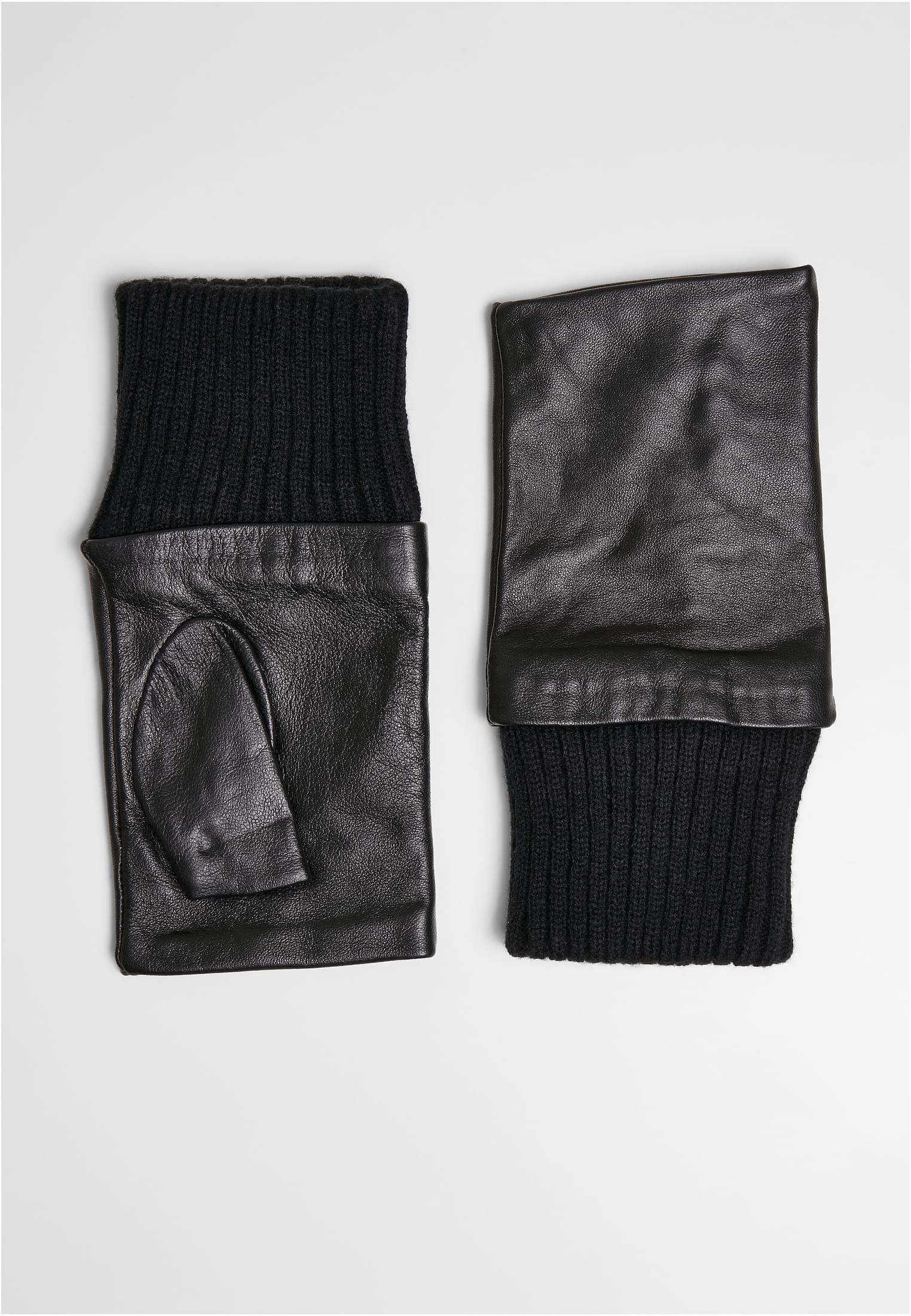 Handschuhe & Schals Half Finger Synthetic Leather Gloves