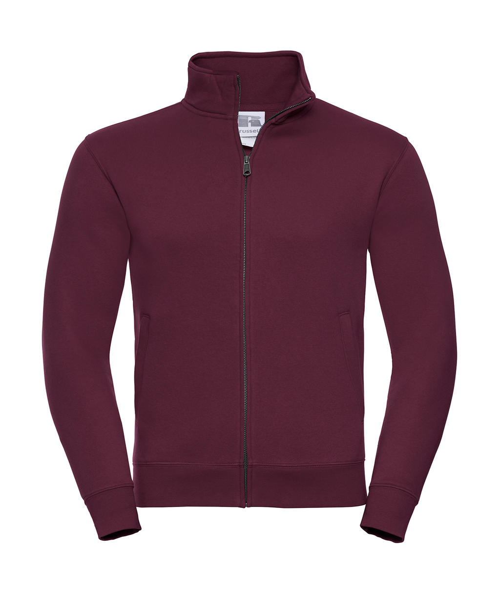  Mens Authentic Sweat Jacket in Farbe Burgundy