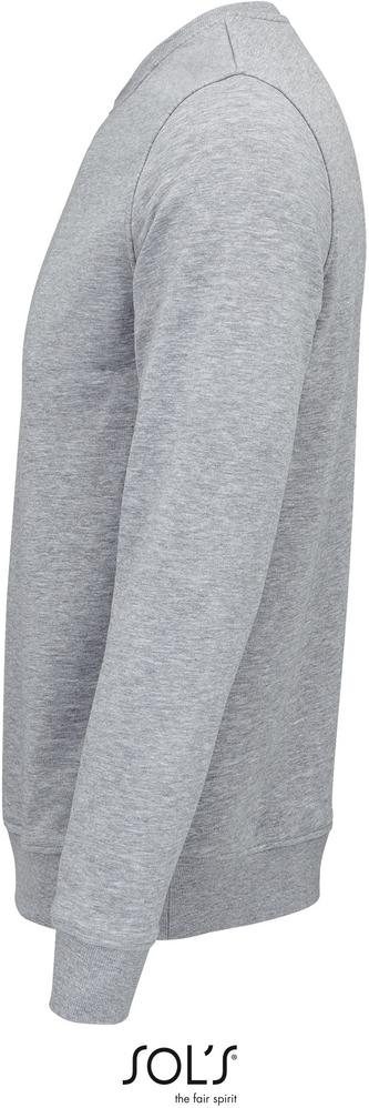 Sweatshirt Comet Sweatshirt Unisex, Rundhals in Farbe grey melange