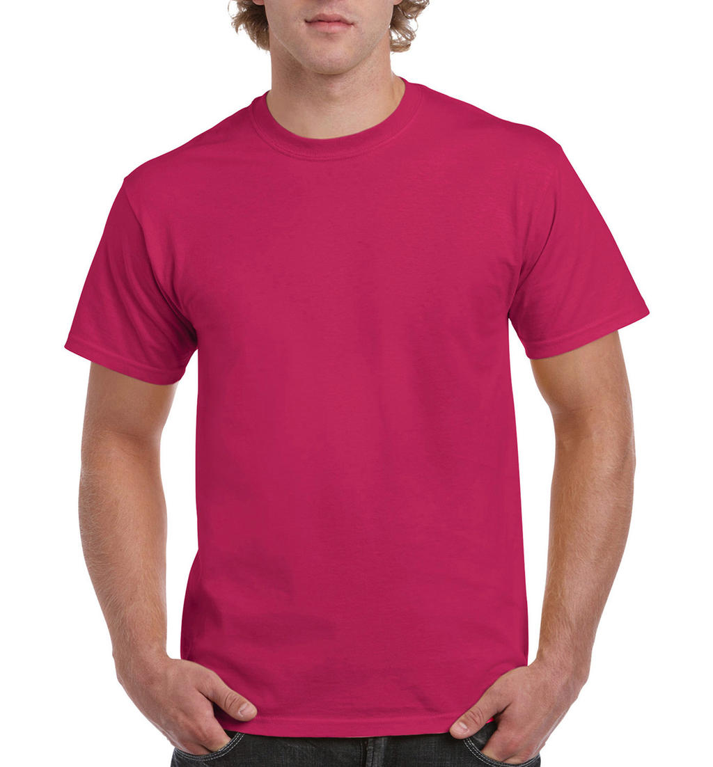  Ultra Cotton Adult T-Shirt in Farbe Heliconia