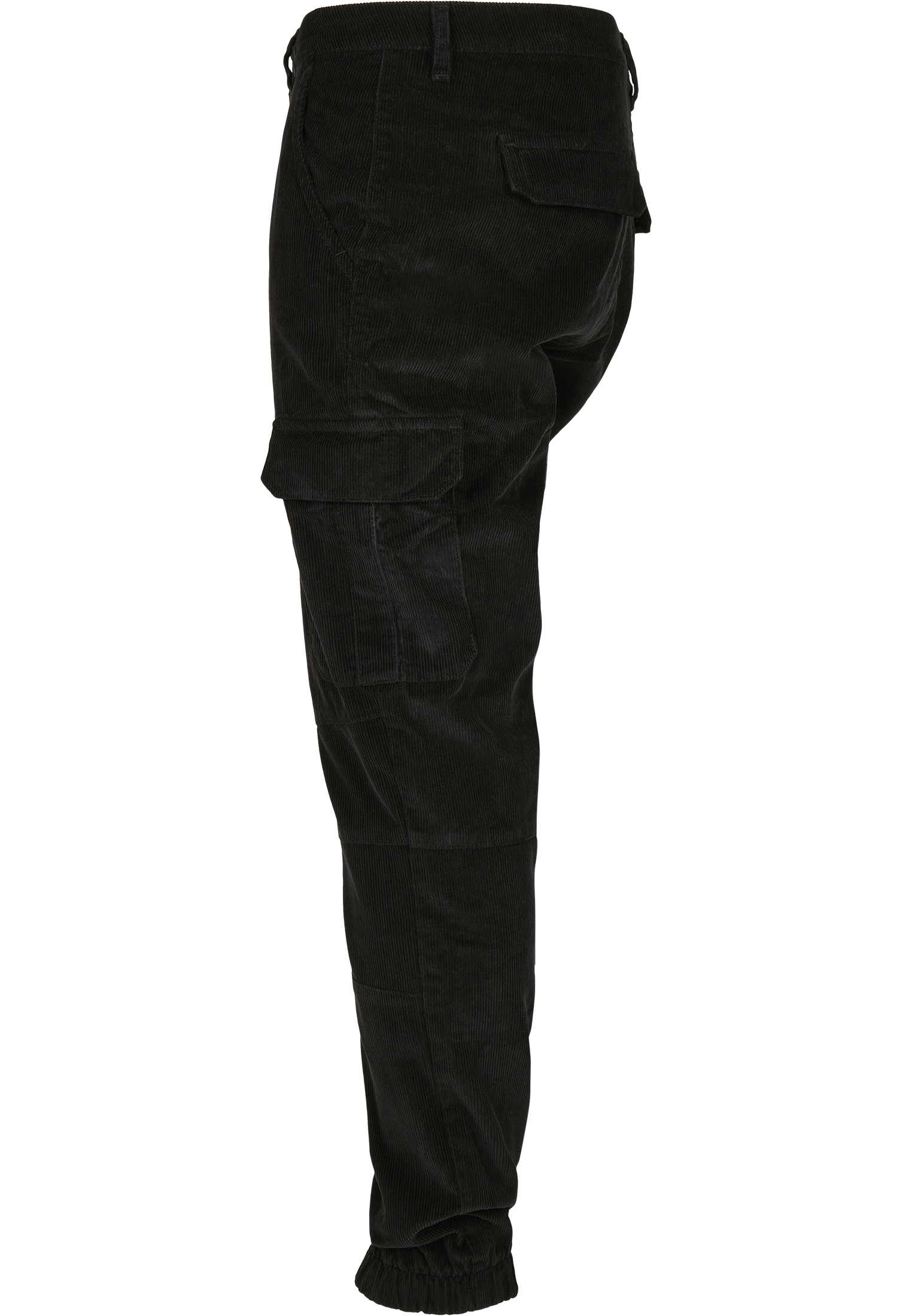 Sweatpants Corduroy Cargo Jogging Pants in Farbe black