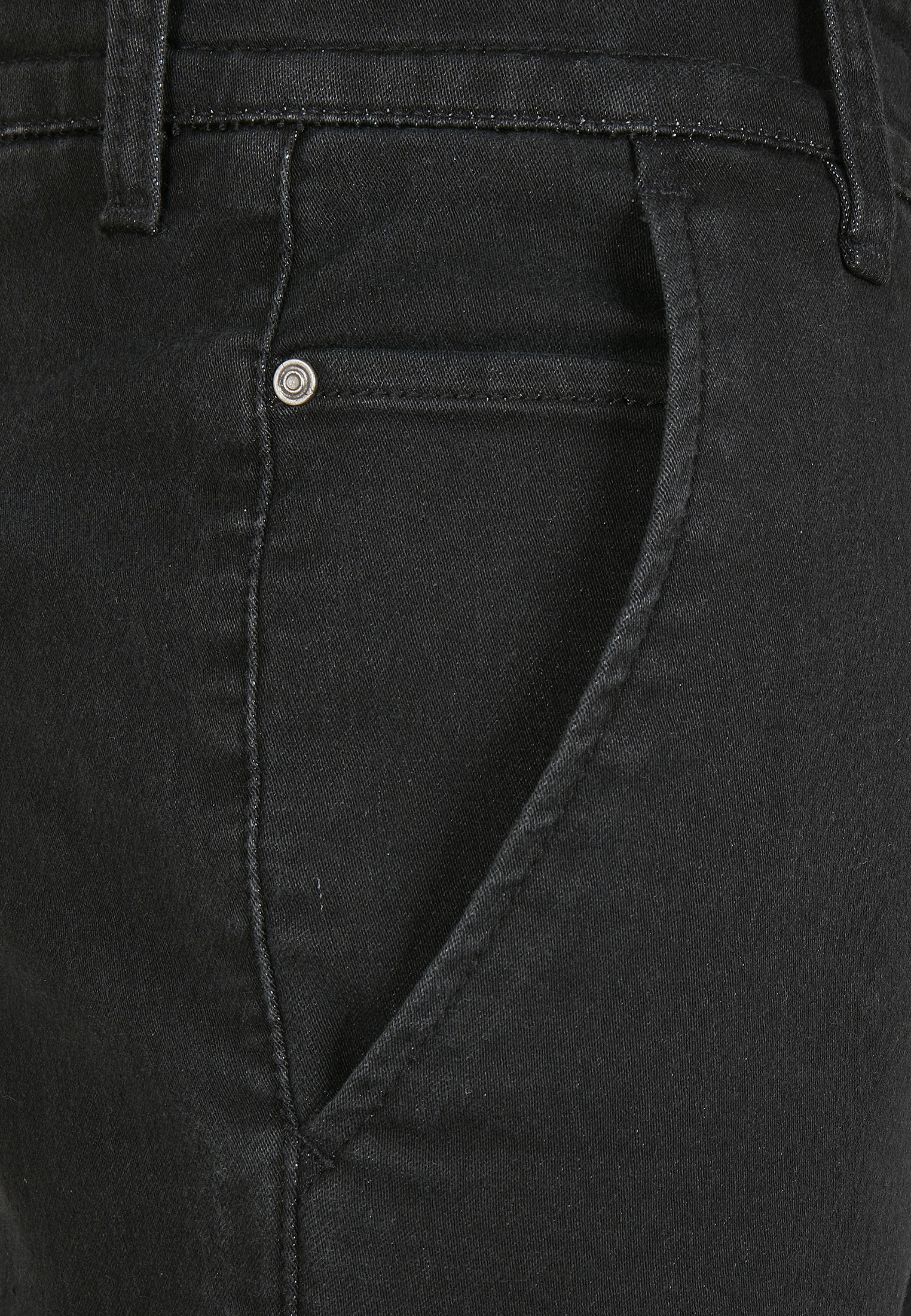 Hosen Knitted Chino Denim in Farbe black