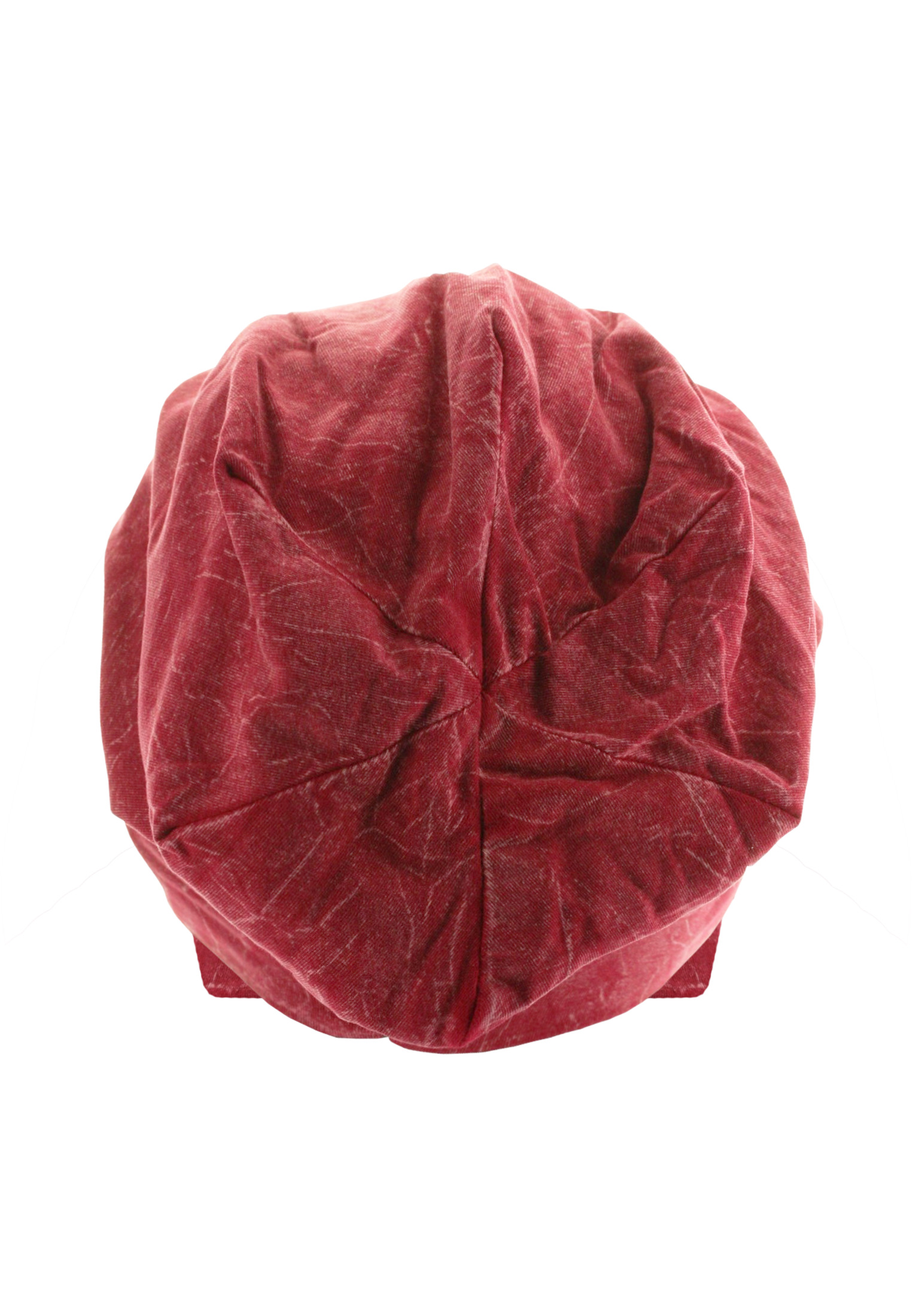 Caps & Beanies Stonewashed Jersey Beanie in Farbe maroon