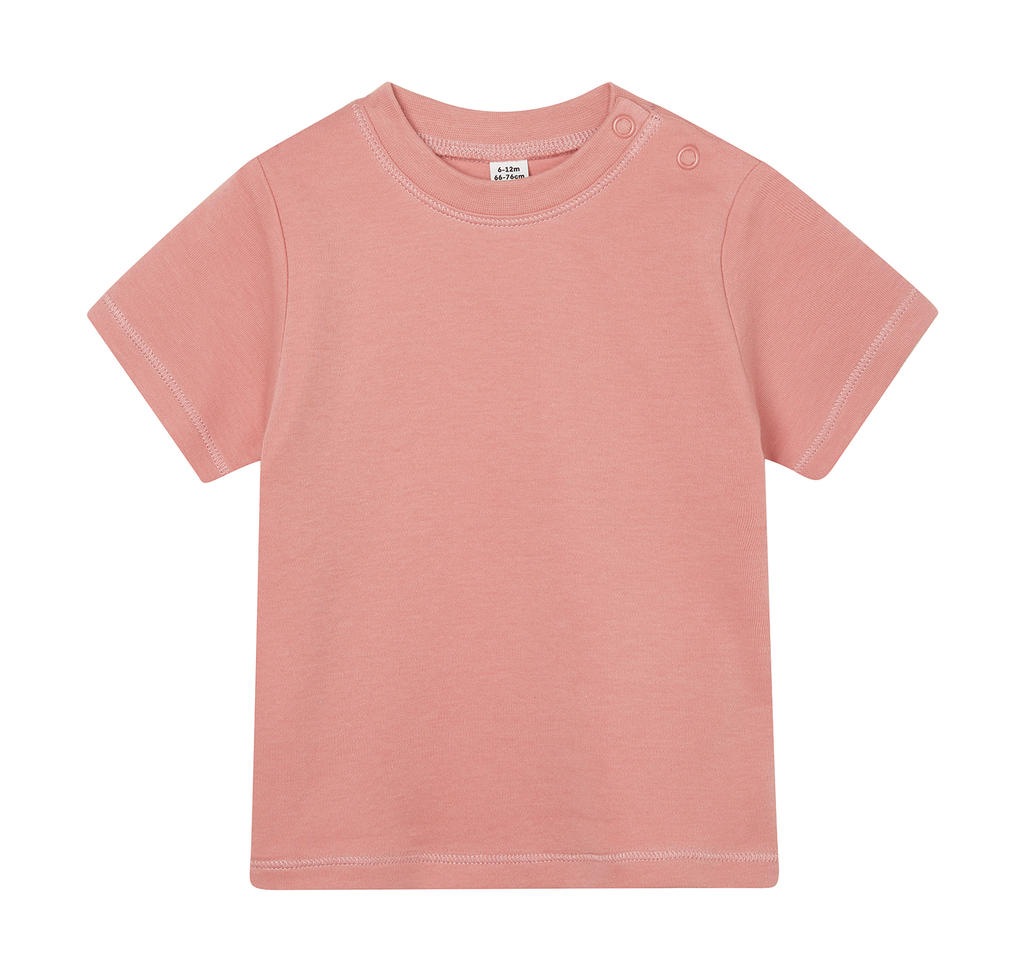  Baby T-Shirt in Farbe Dusty Rose