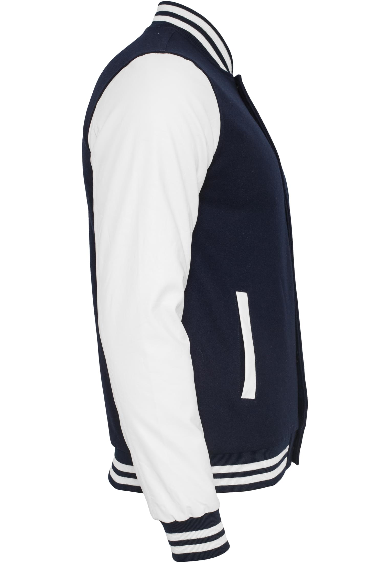 College Jacken Oldschool College Jacket in Farbe nvy/wht