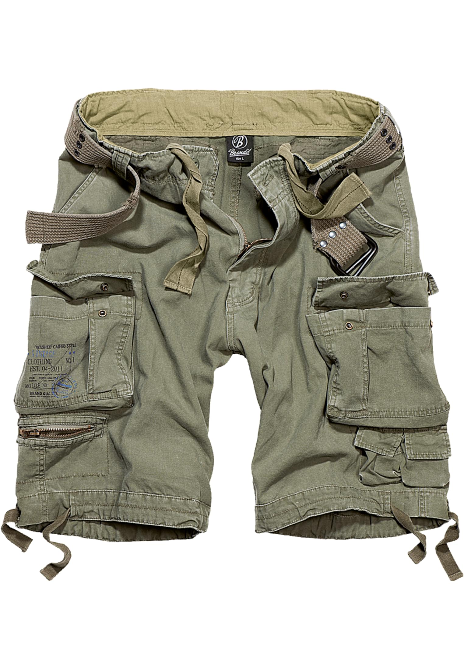 Shorts Savage Vintage Cargo Shorts in Farbe olive