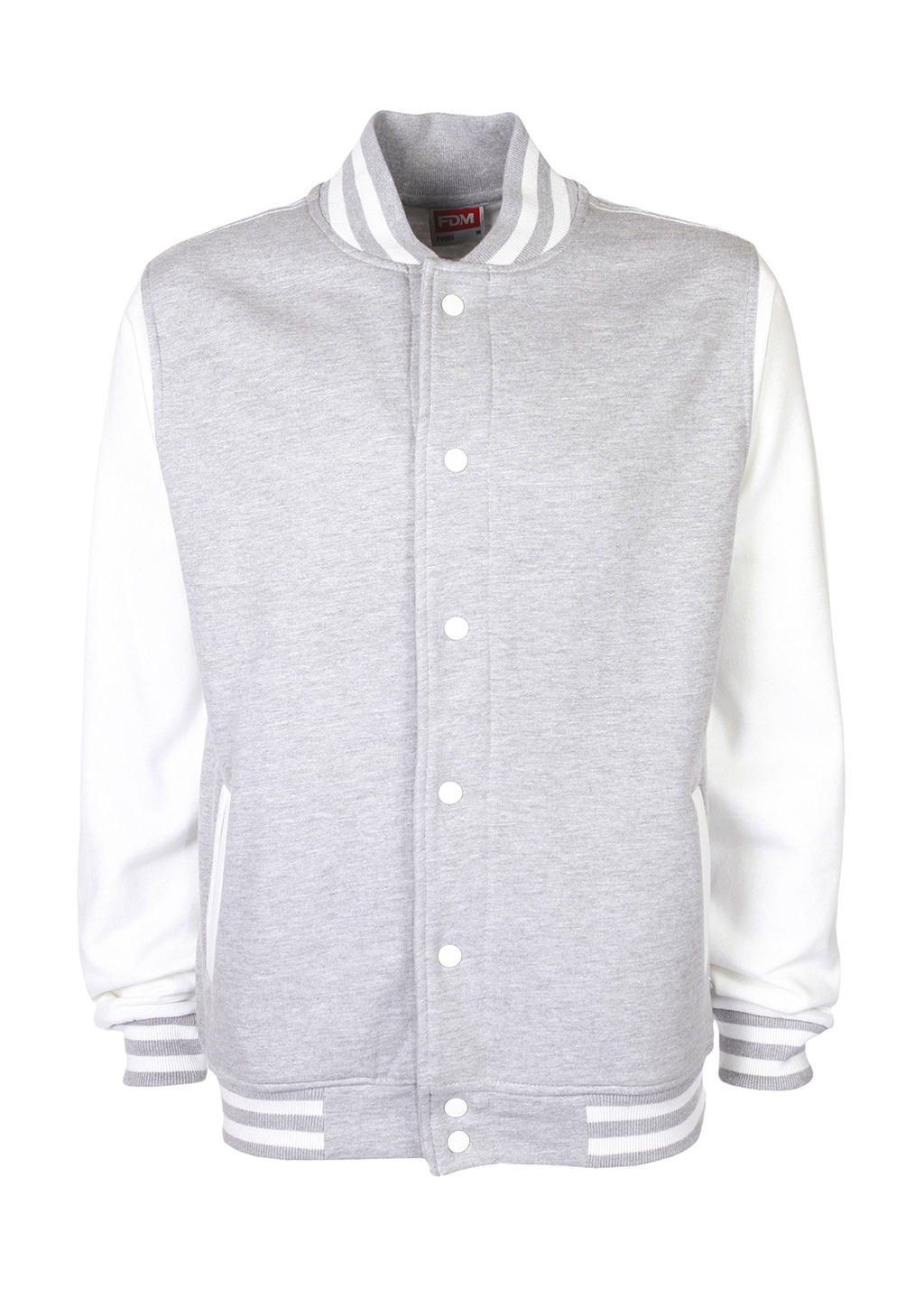  Varsity Jacket in Farbe Sport Grey/White