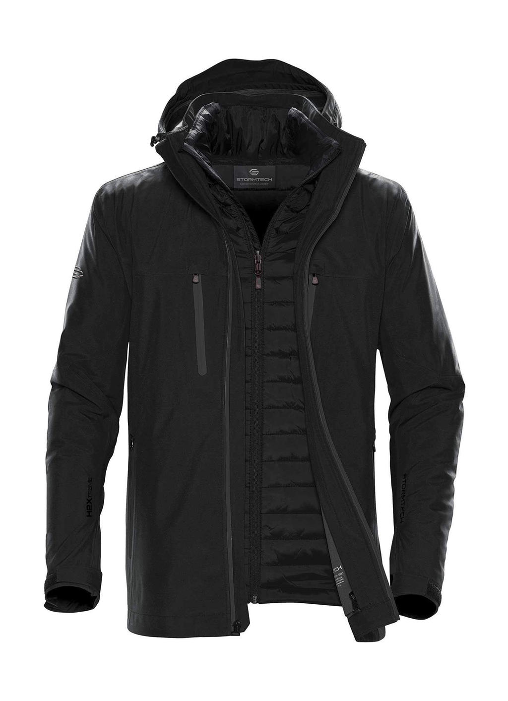  Mens Matrix System Jacket in Farbe Black/Carbon