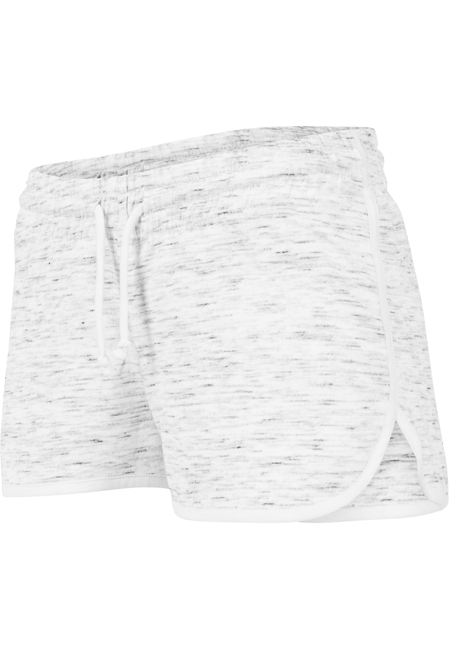 Kurze Hosen Ladies Space Dye Hotpants in Farbe wht/blk/wht
