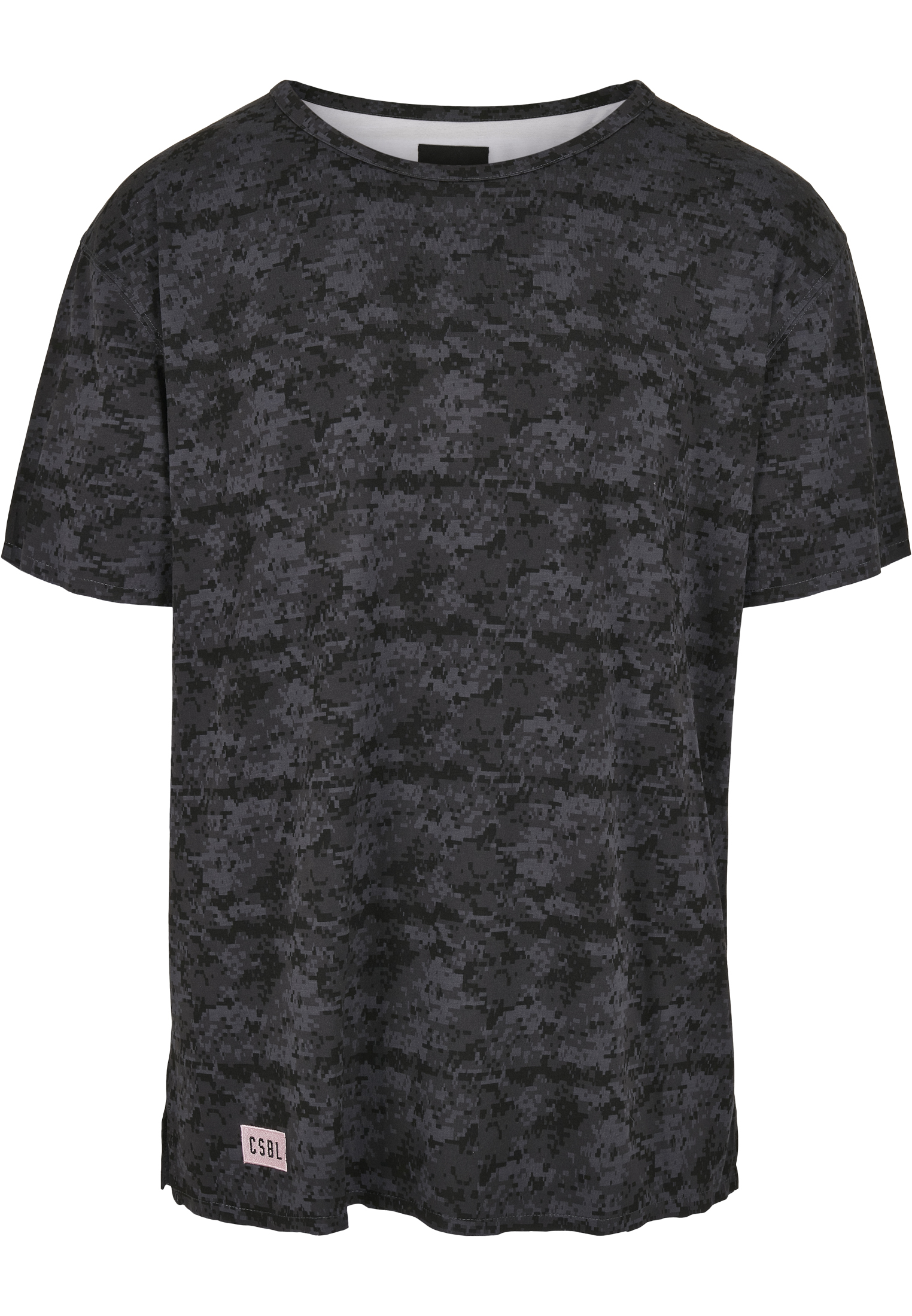 T-Shirts CSBL Deuces Long Layer Tee in Farbe black digi camo
