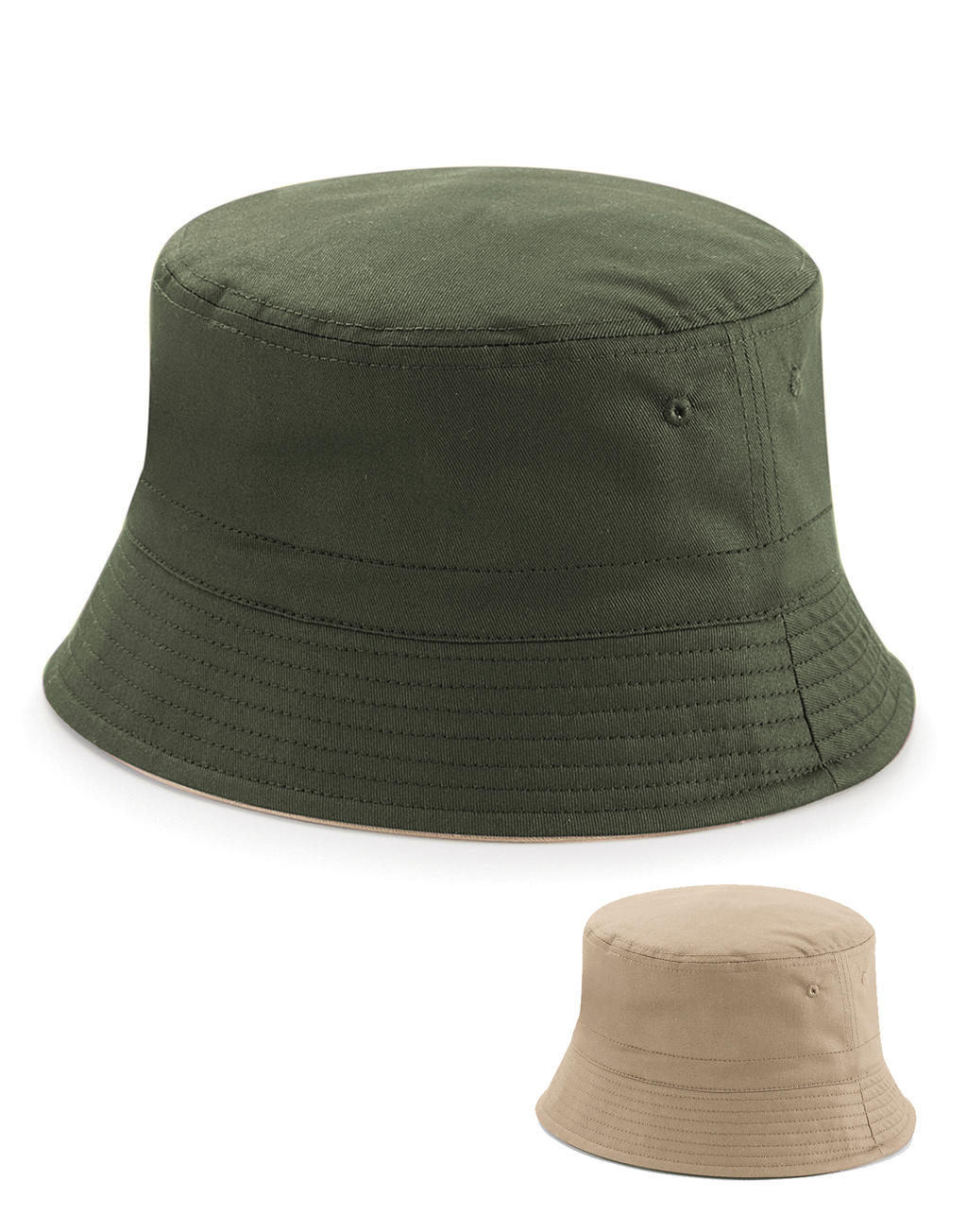  Reversible Bucket Hat in Farbe Black/Light Grey