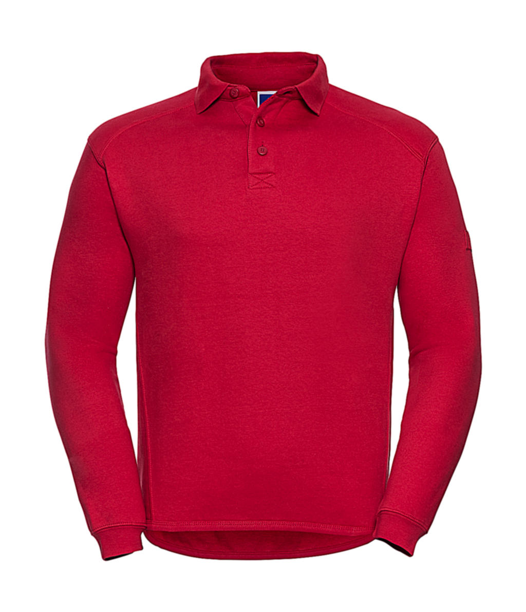  Heavy Duty Collar Sweatshirt in Farbe Classic Red