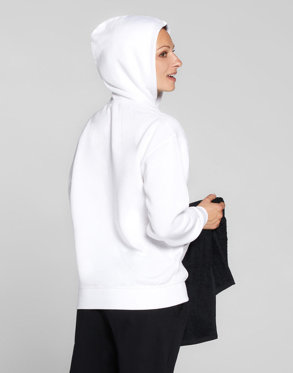  Unisex Hoodie in Farbe White