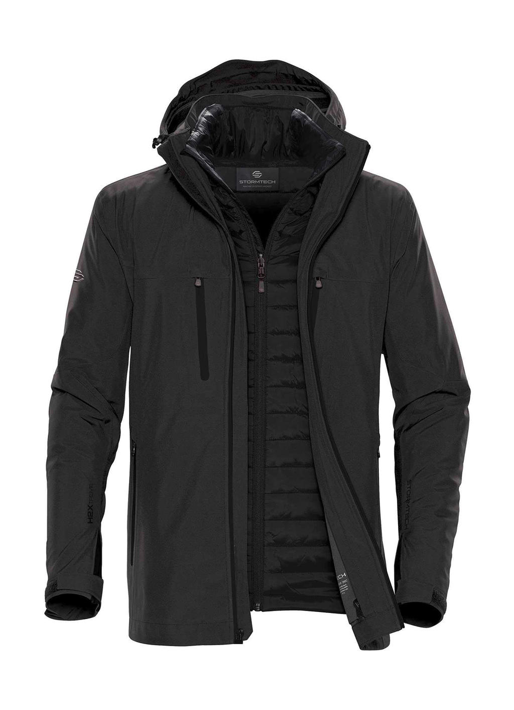  Mens Matrix System Jacket in Farbe Charcoal Twill/Black