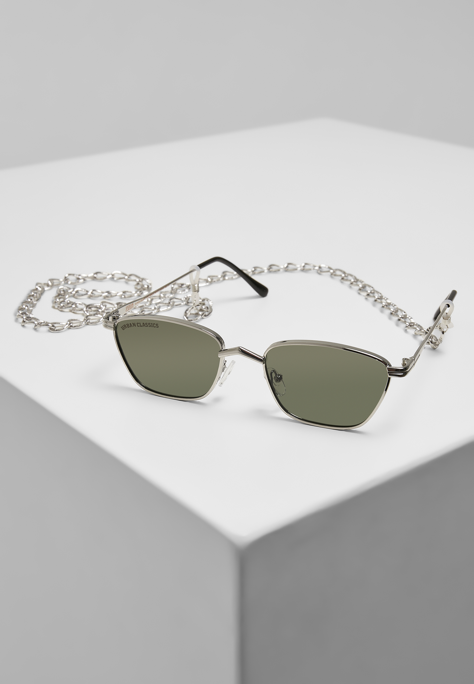Accessoires Sunglasses Kalymnos With Chain in Farbe silver/green