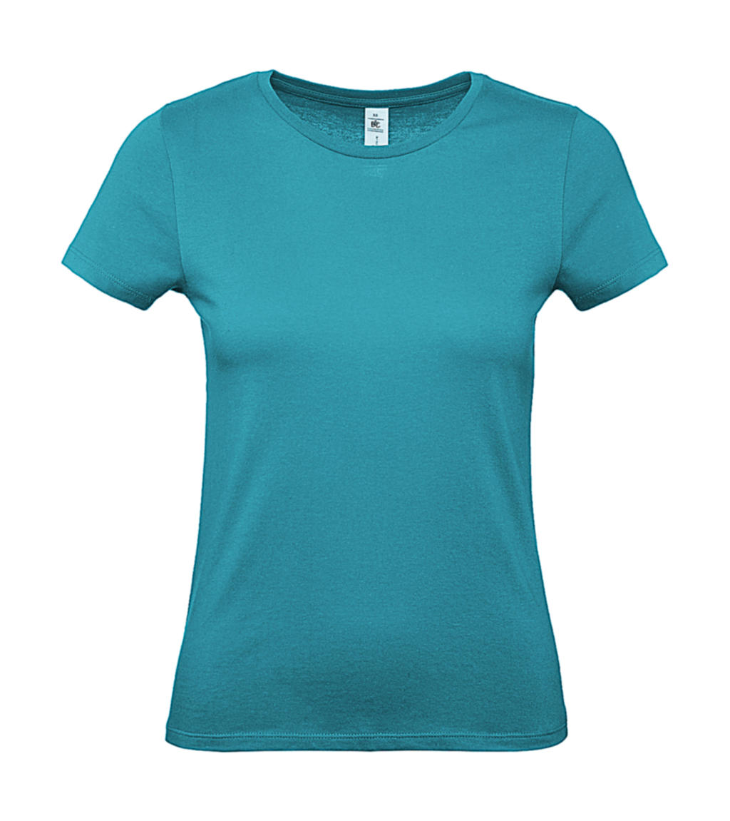  #E150 /women T-Shirt in Farbe Real Turquoise