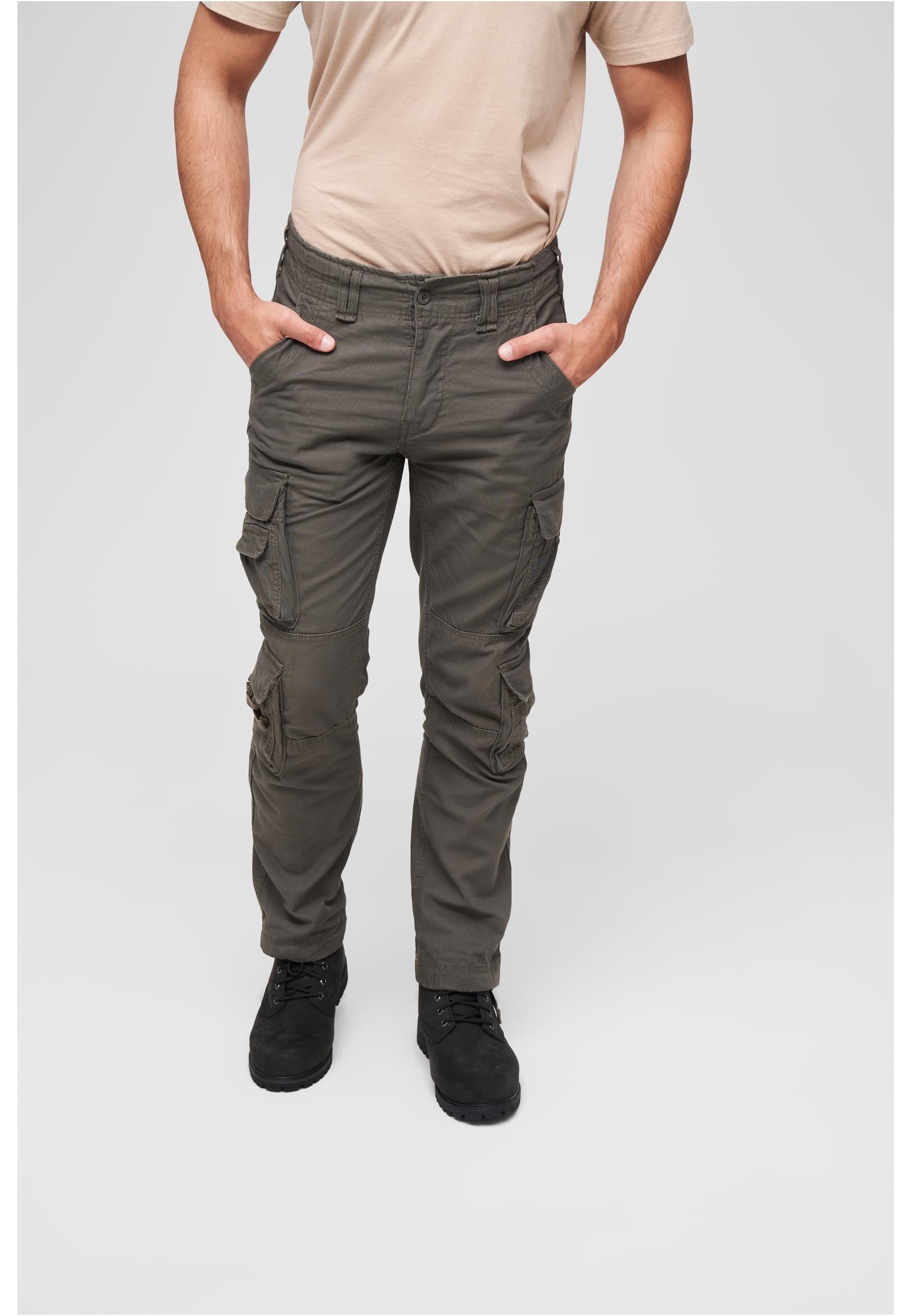Hosen Pure Slim Fit Trouser in Farbe olive