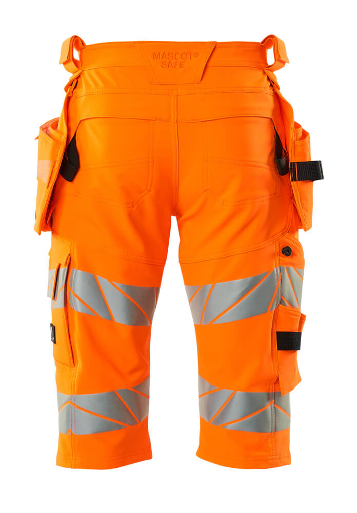 Shorts, lang mit H?ngetaschen ACCELERATE SAFE Shorts, lang mit H?ngetaschen in Farbe Hi-vis Orange