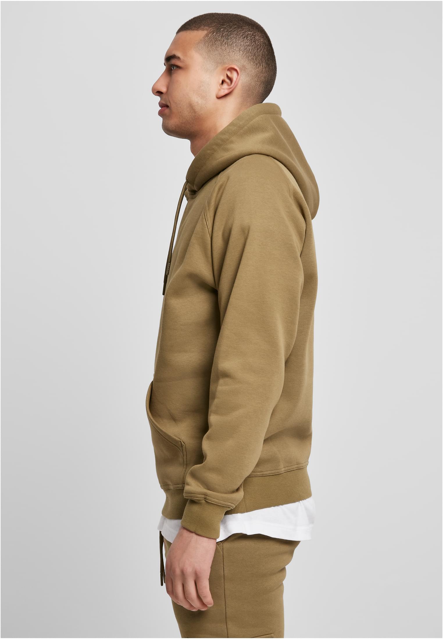 Plus Size Blank Hoody in Farbe tiniolive