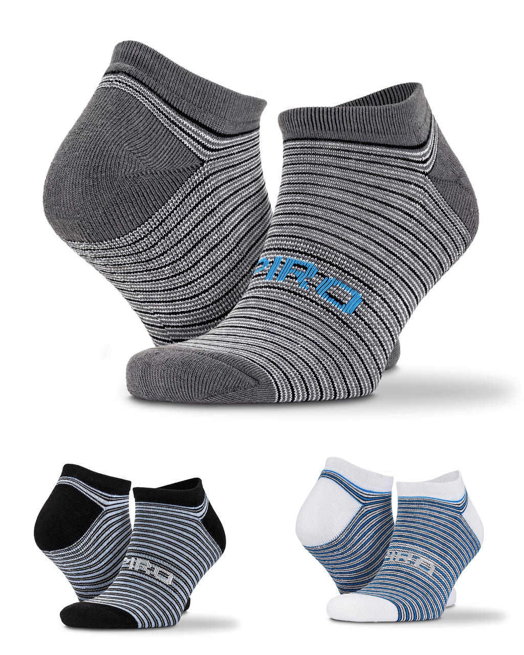  3-Pack Mixed Stripe Sneaker Socks in Farbe Color Mix 2