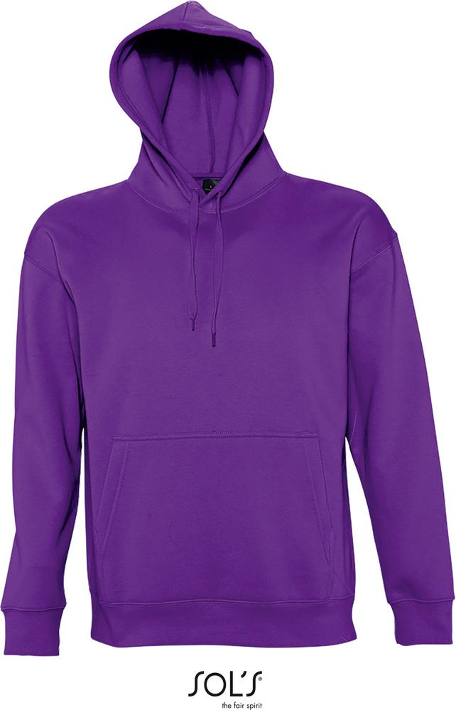 Sweatshirt Slam Unisex Kapuzen Sweatshirt in Farbe dark purple