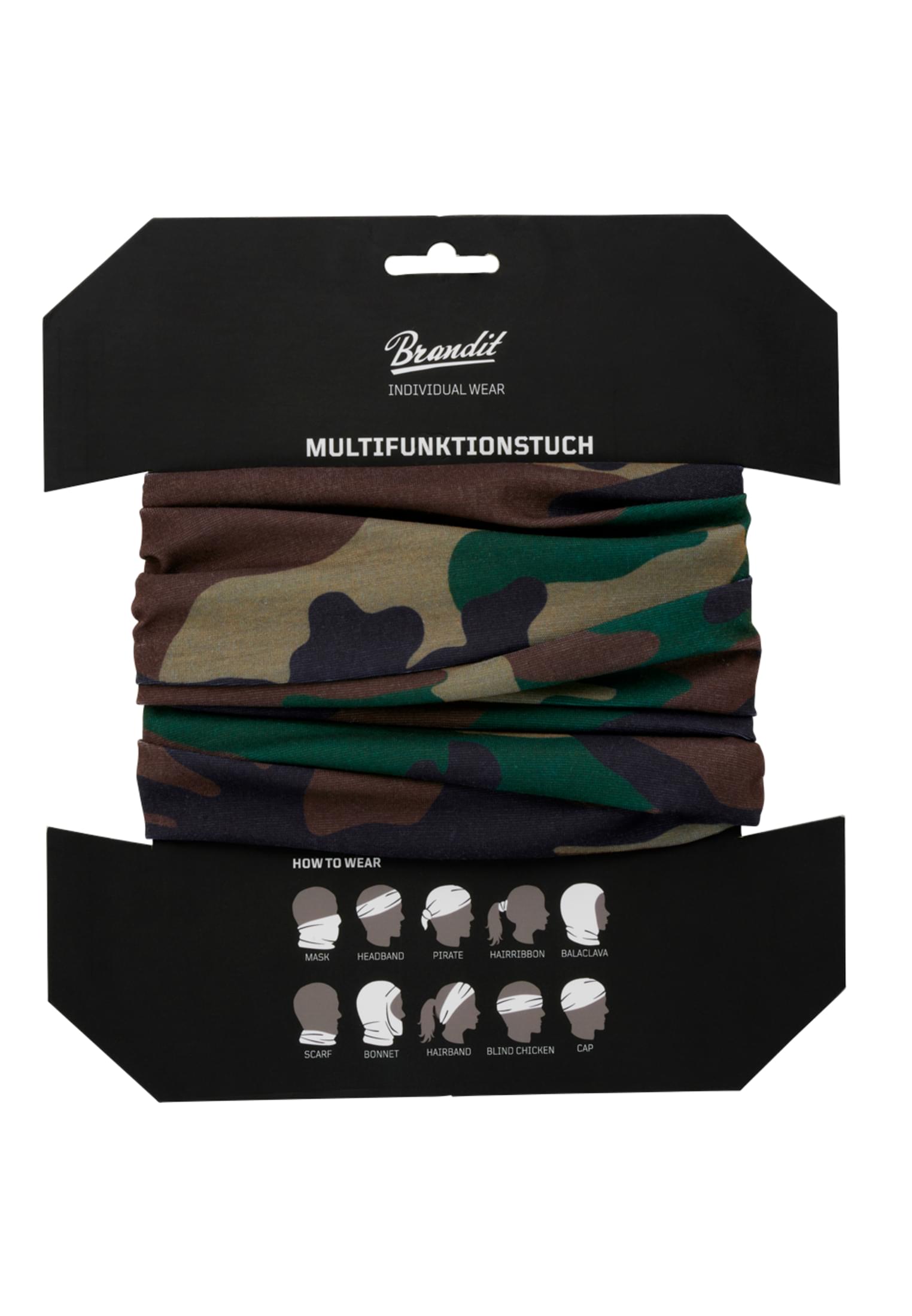 Accessoires Multifunktionstuch in Farbe woodland