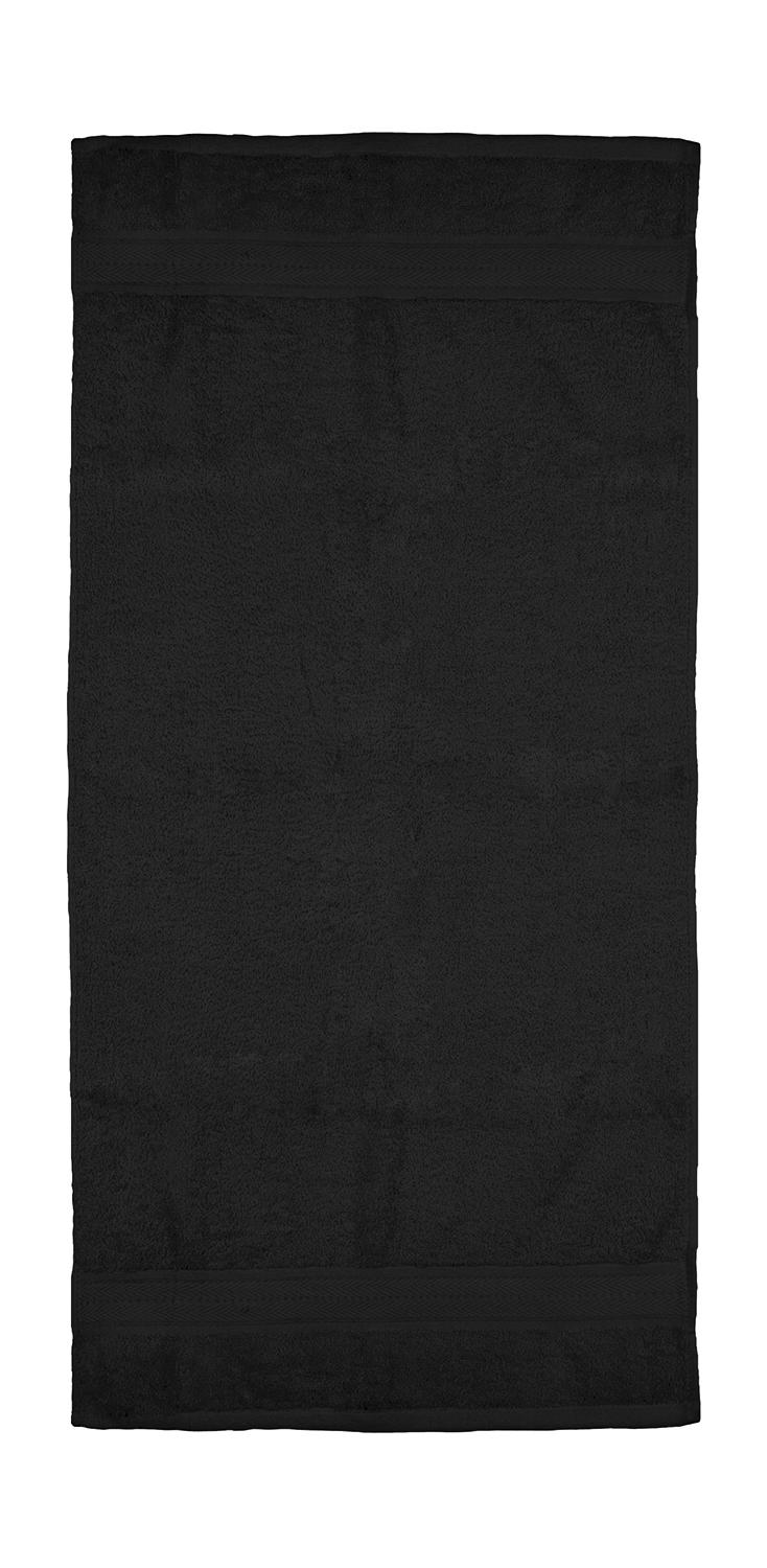  Rhine Hand Towel 50x100 cm in Farbe Black