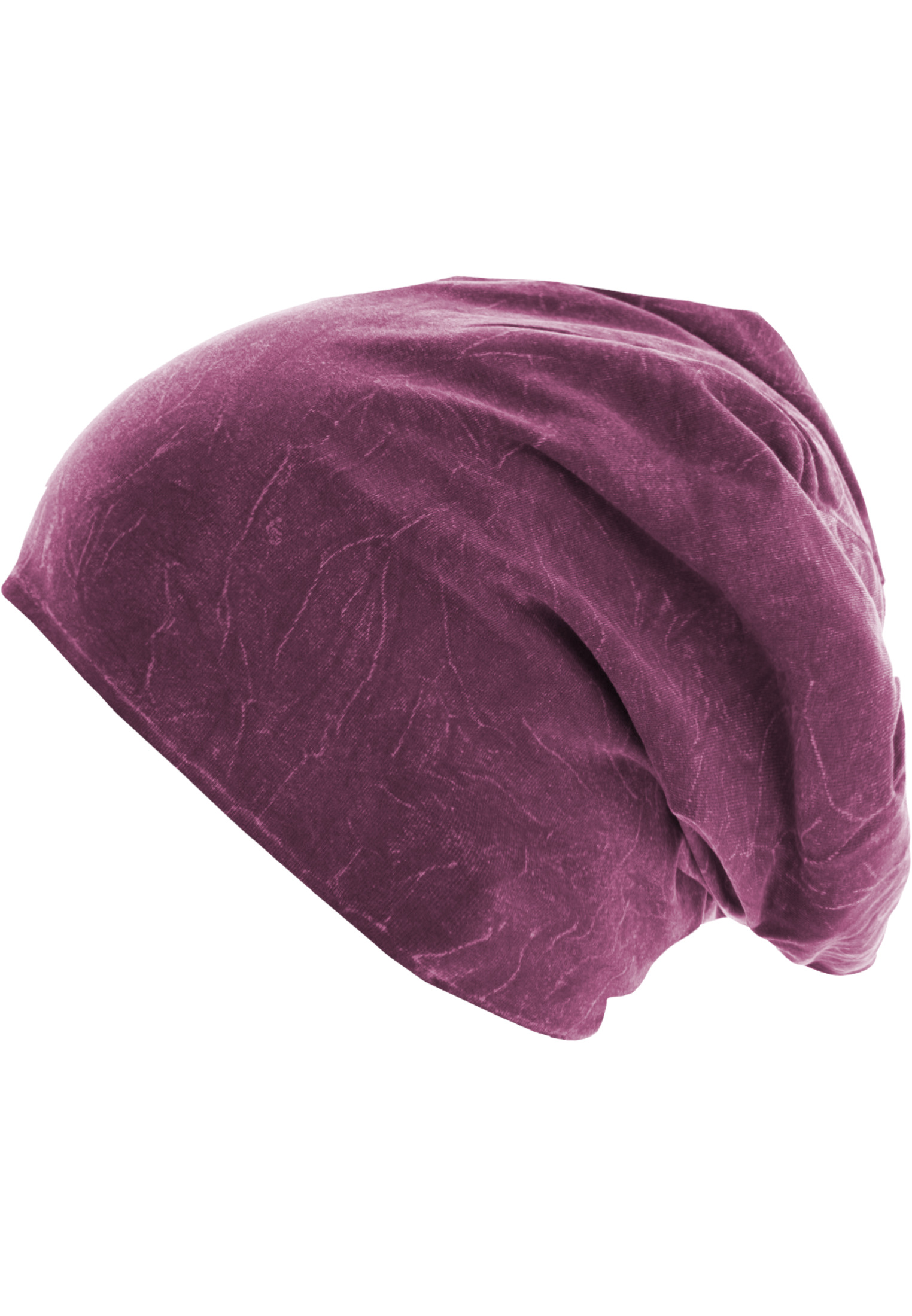 Caps & Beanies Stonewashed Jersey Beanie in Farbe purple