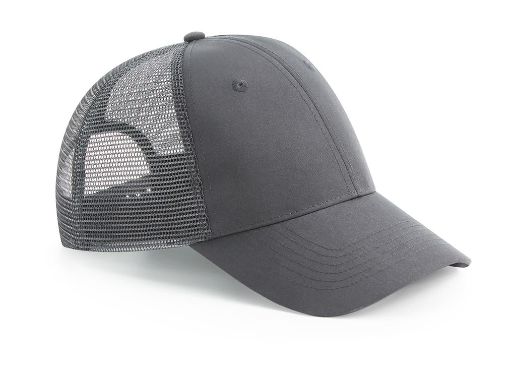  Recycled Urbanwear 6 Panel Snapback Trucker in Farbe Graphite Grey