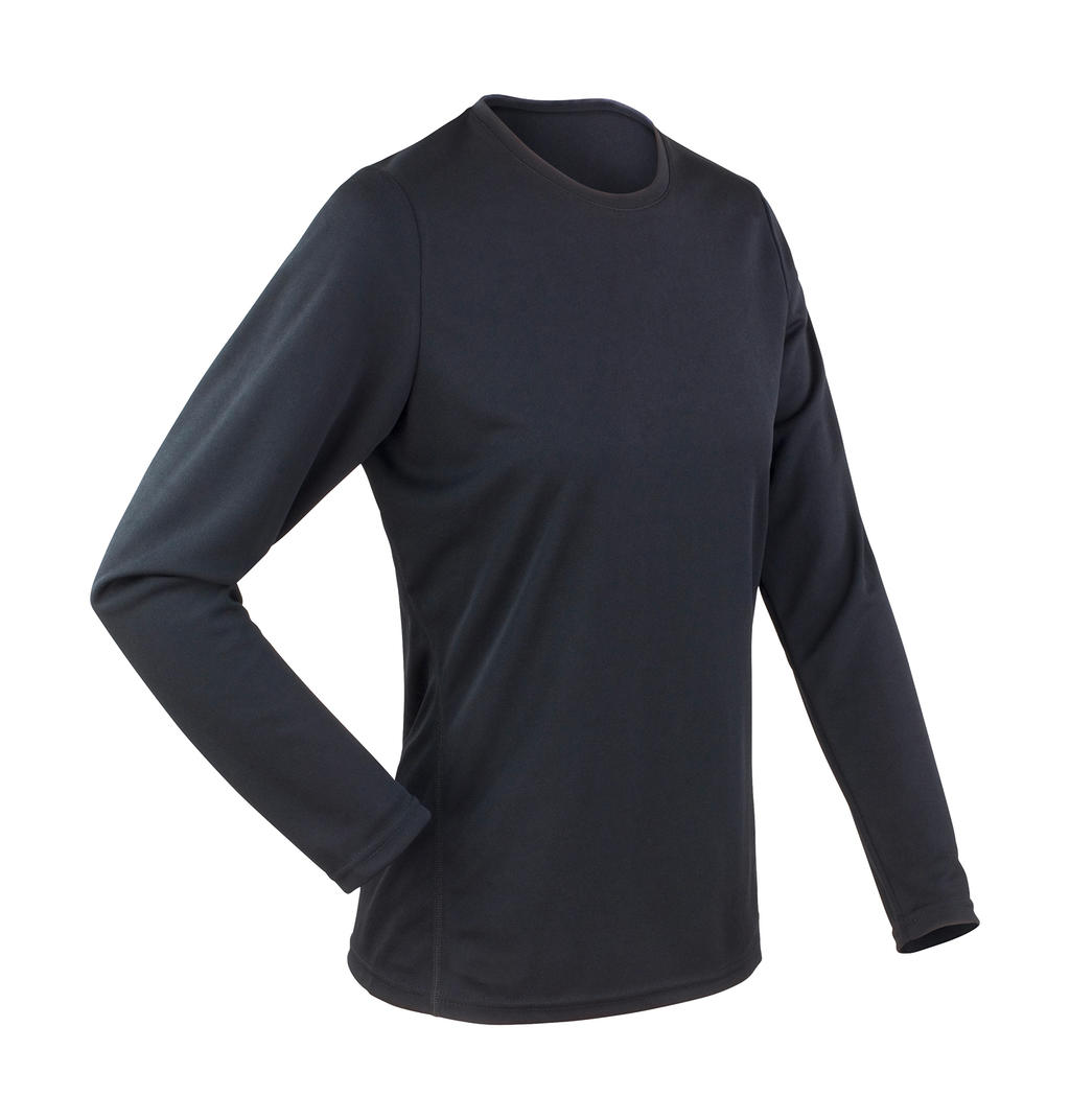 Ladies Performance T-Shirt LS in Farbe Black