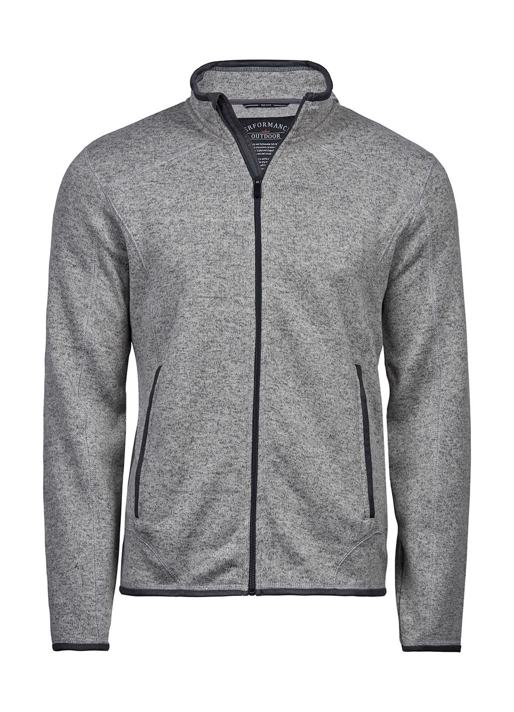  Outdoor Fleece Jacket in Farbe Grey Melange