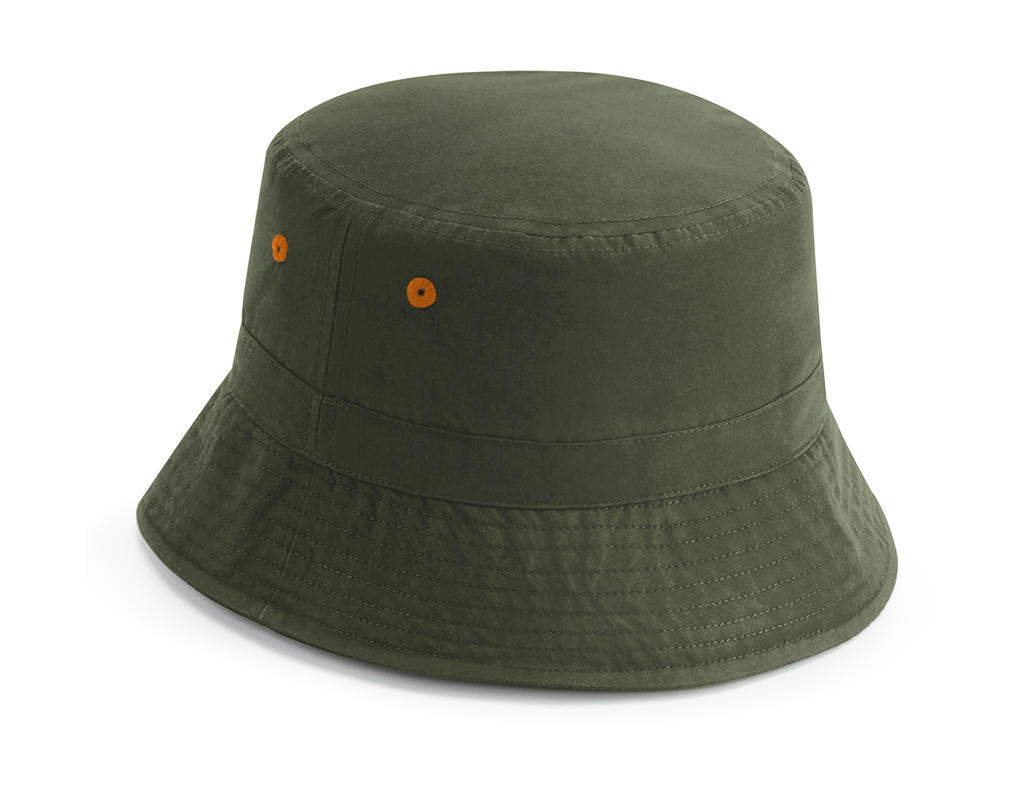  Recycled Polyester Bucket Hat in Farbe Olive Green