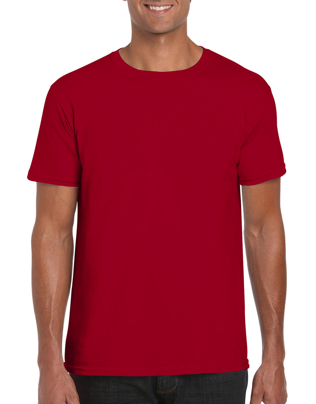  Softstyle? Ring Spun T-Shirt in Farbe Cherry Red