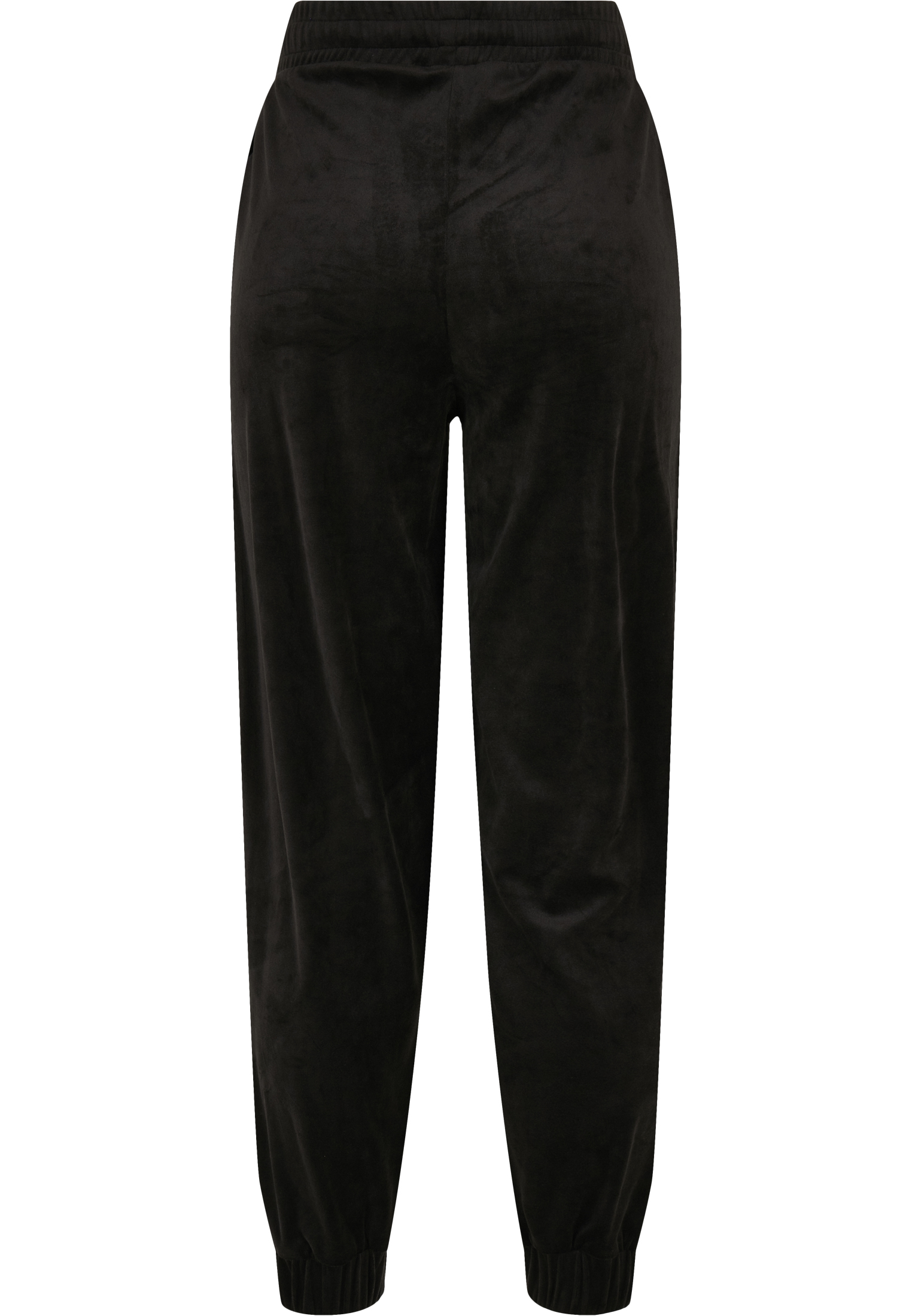 Sweatpants Ladies High Waist Ballon Velvet Sweat Pants in Farbe black