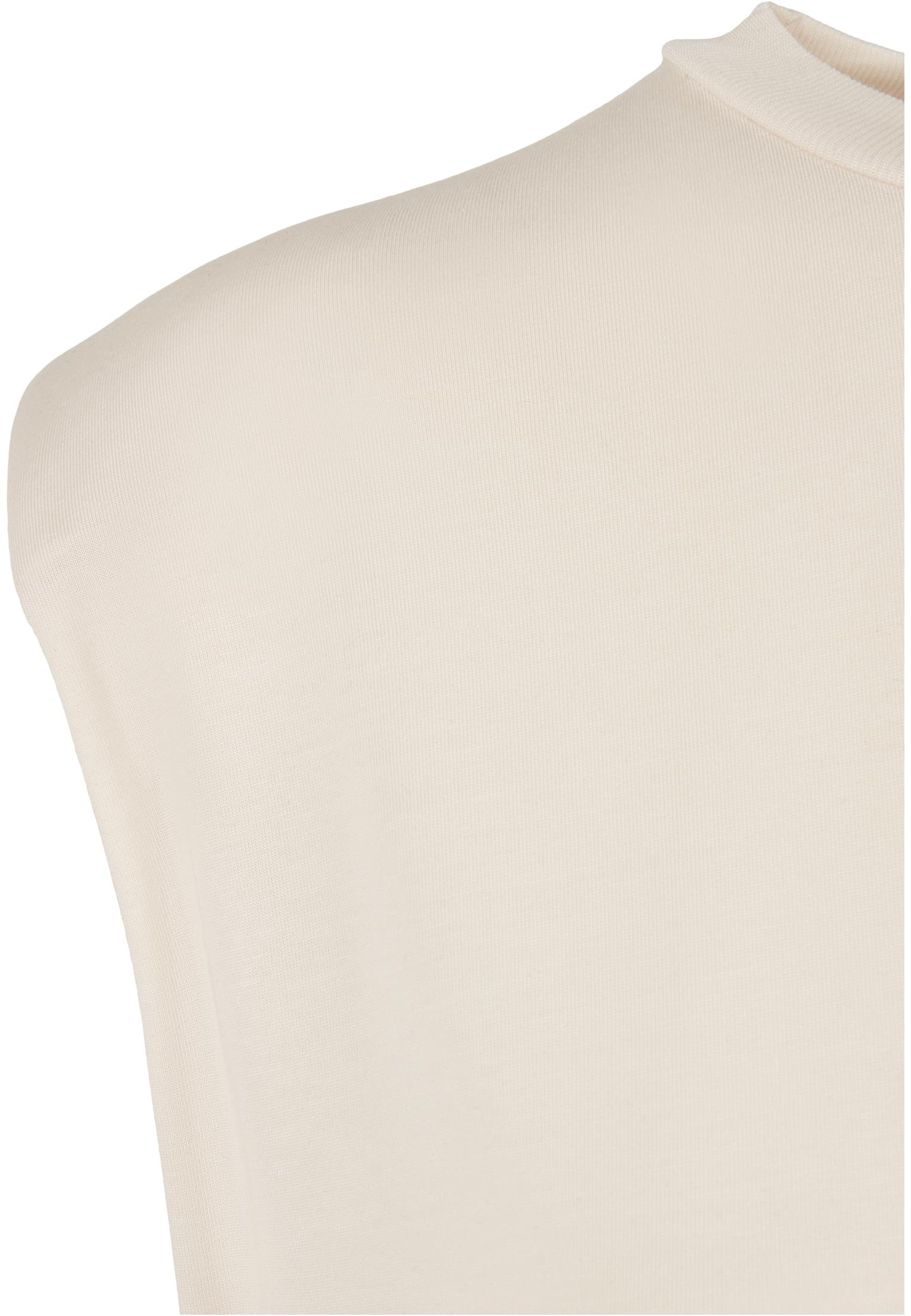 Frauen Ladies Modal Padded Shoulder Tank in Farbe whitesand