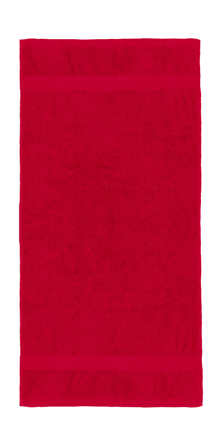  Seine Hand Towel 50x100 cm in Farbe Red