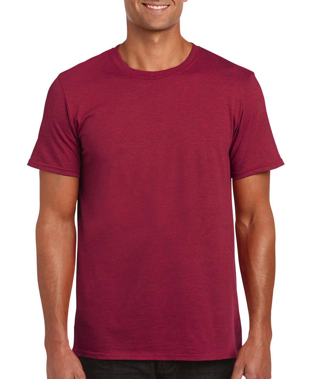  Softstyle? Ring Spun T-Shirt in Farbe Antique Cherry Red