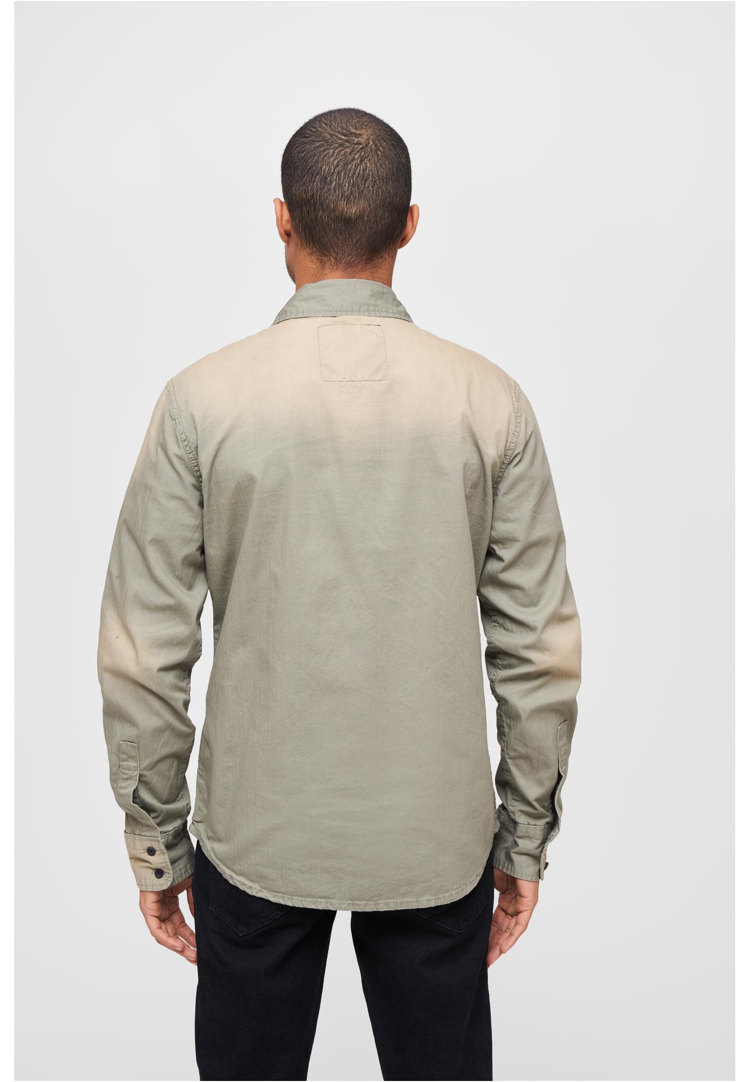 Hemden Hardee Denim Shirt in Farbe olive grey