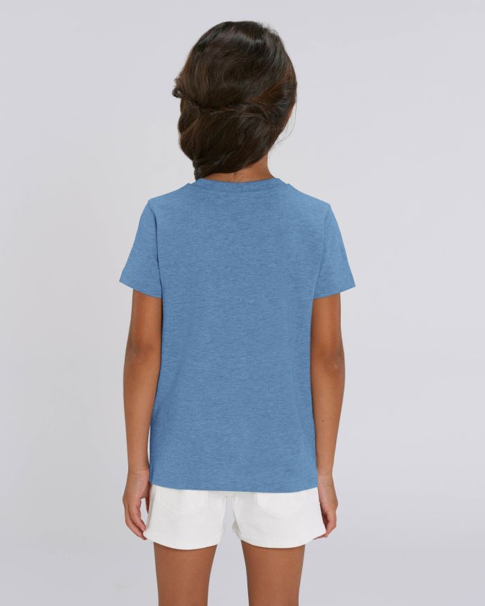 Kids T-Shirt Mini Creator in Farbe Mid Heather Blue