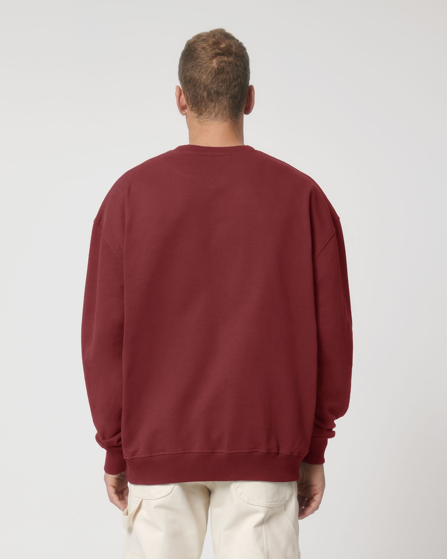Crew neck sweatshirts Ledger Dry in Farbe Red Earth