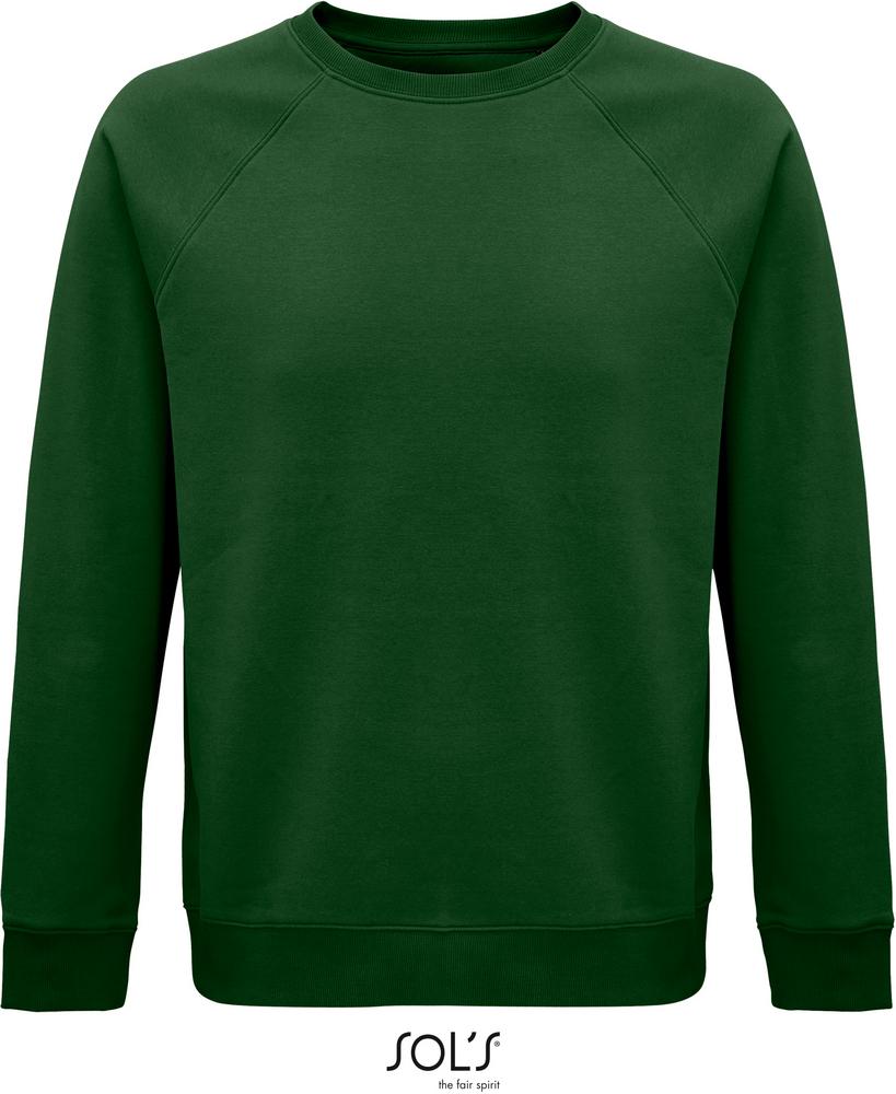 Sweatshirt Space Sweatshirt Unisex, Rundhals in Farbe bottle green