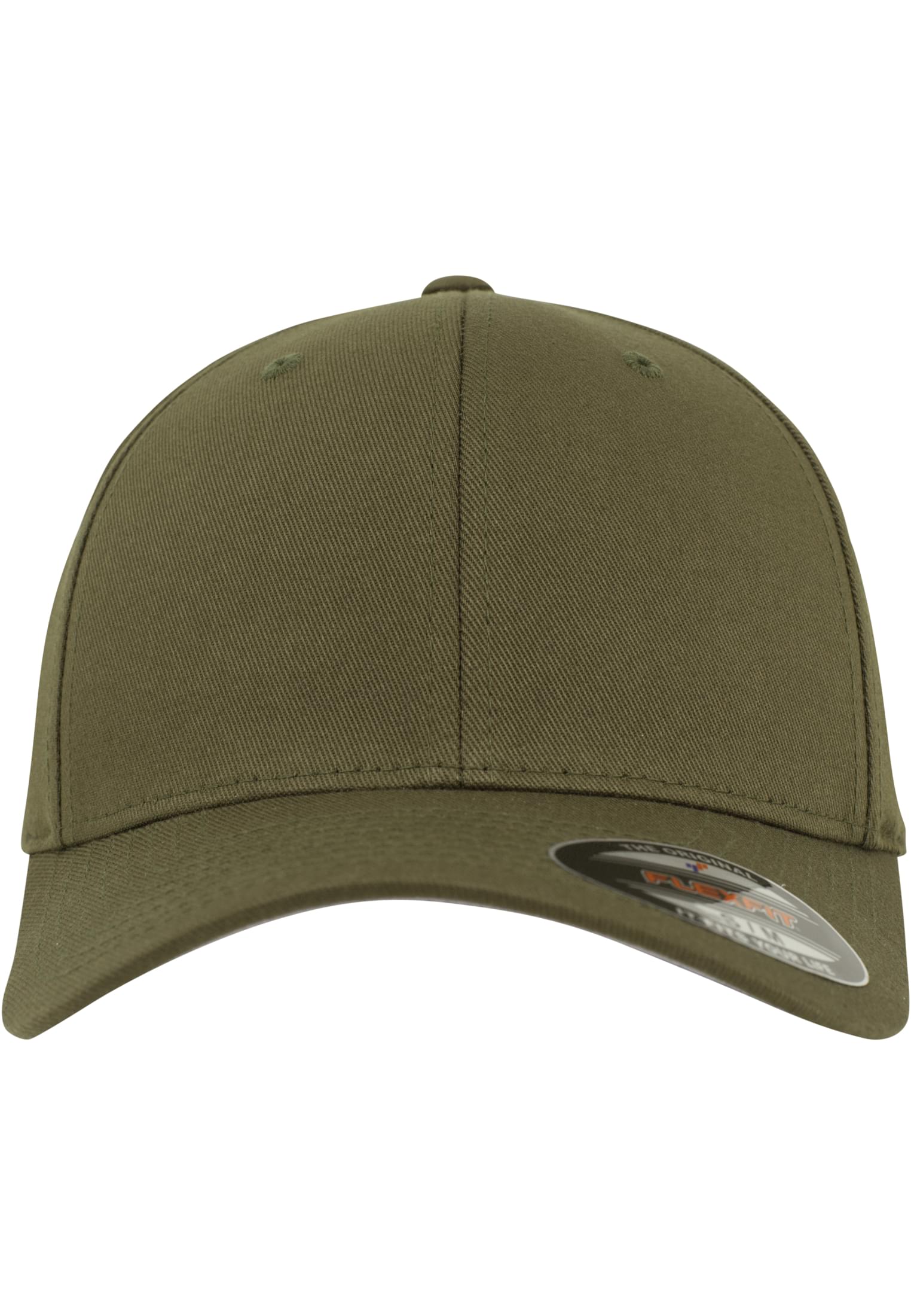  Fitted Baseball Cap in Farbe olive