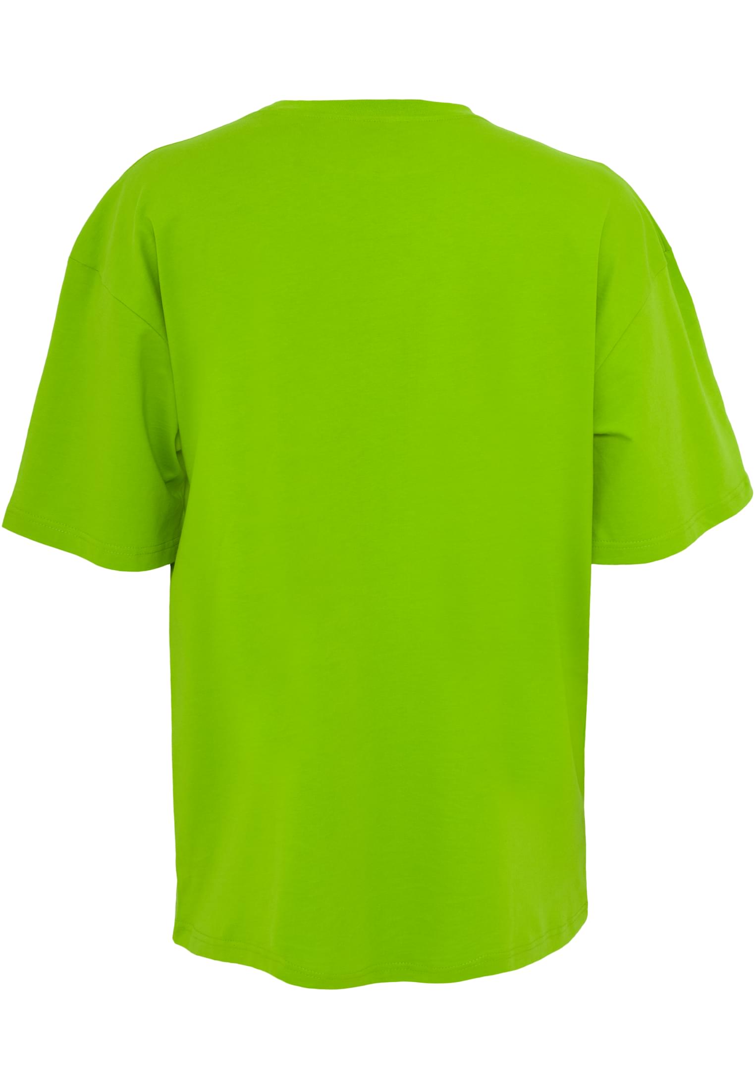 Plus Size Tall Tee in Farbe limegreen